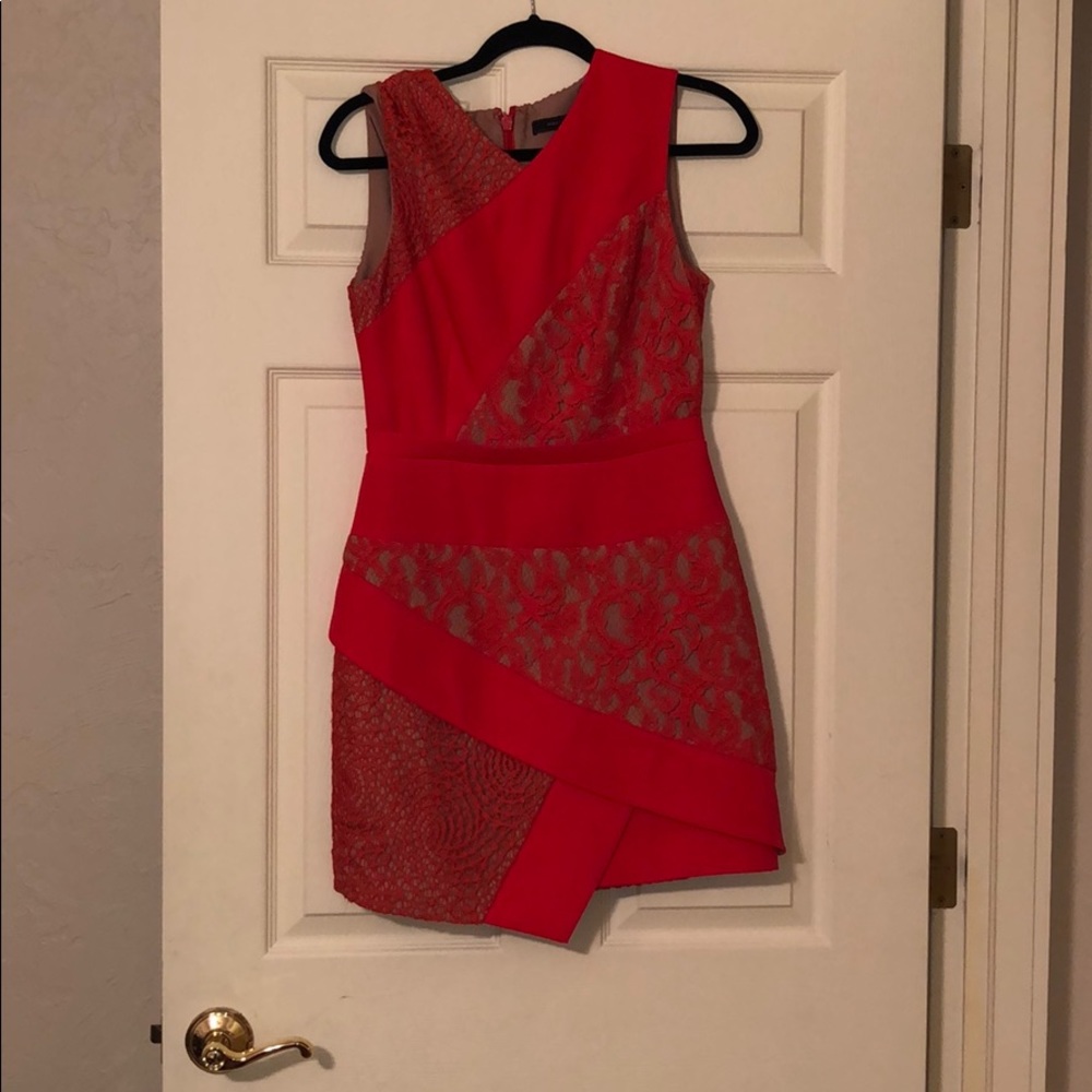 Orange/red BCBG MAXAZARIA dress